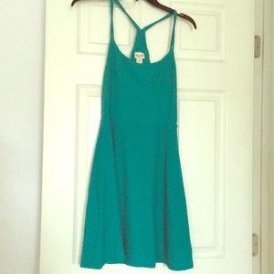 Green Skater Dress